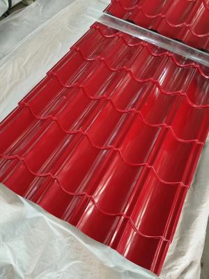 12m Corrugated Galvanized Steel Sheet SPCC PPGI Coated Gi Sheet