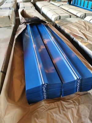 12m Corrugated Galvanized Steel Sheet SPCC PPGI Coated Gi Sheet