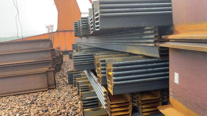Σωρός 600X210X18mm φύλλων χάλυβα διαμορφωμένη αξία σωρών φύλλων χάλυβα της οικοδόμησης