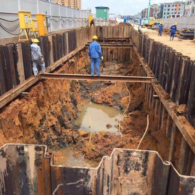 Καυτός - κυλημένοι σωροί φύλλων u-μορφής χάλυβα σωρών φύλλων χάλυβα